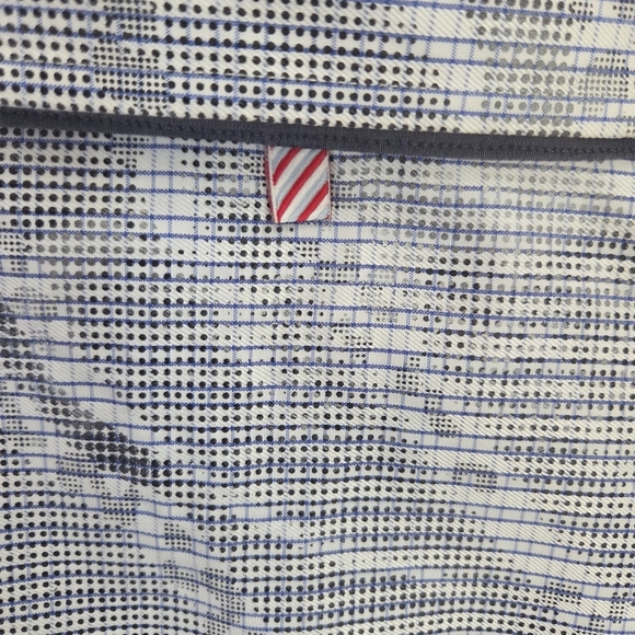 English Laundry John Lennon Blue Casual Button Down Shirt Size XXL - Picture 6 of 8